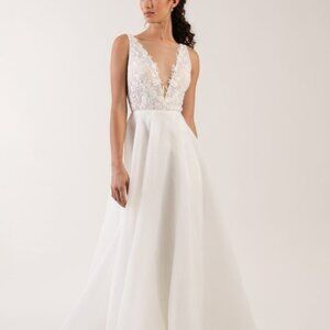 Jenny Yoo Rosamund Wedding Gown Size 10 Organza